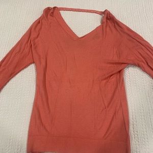 Lightweight pink studded sweater
